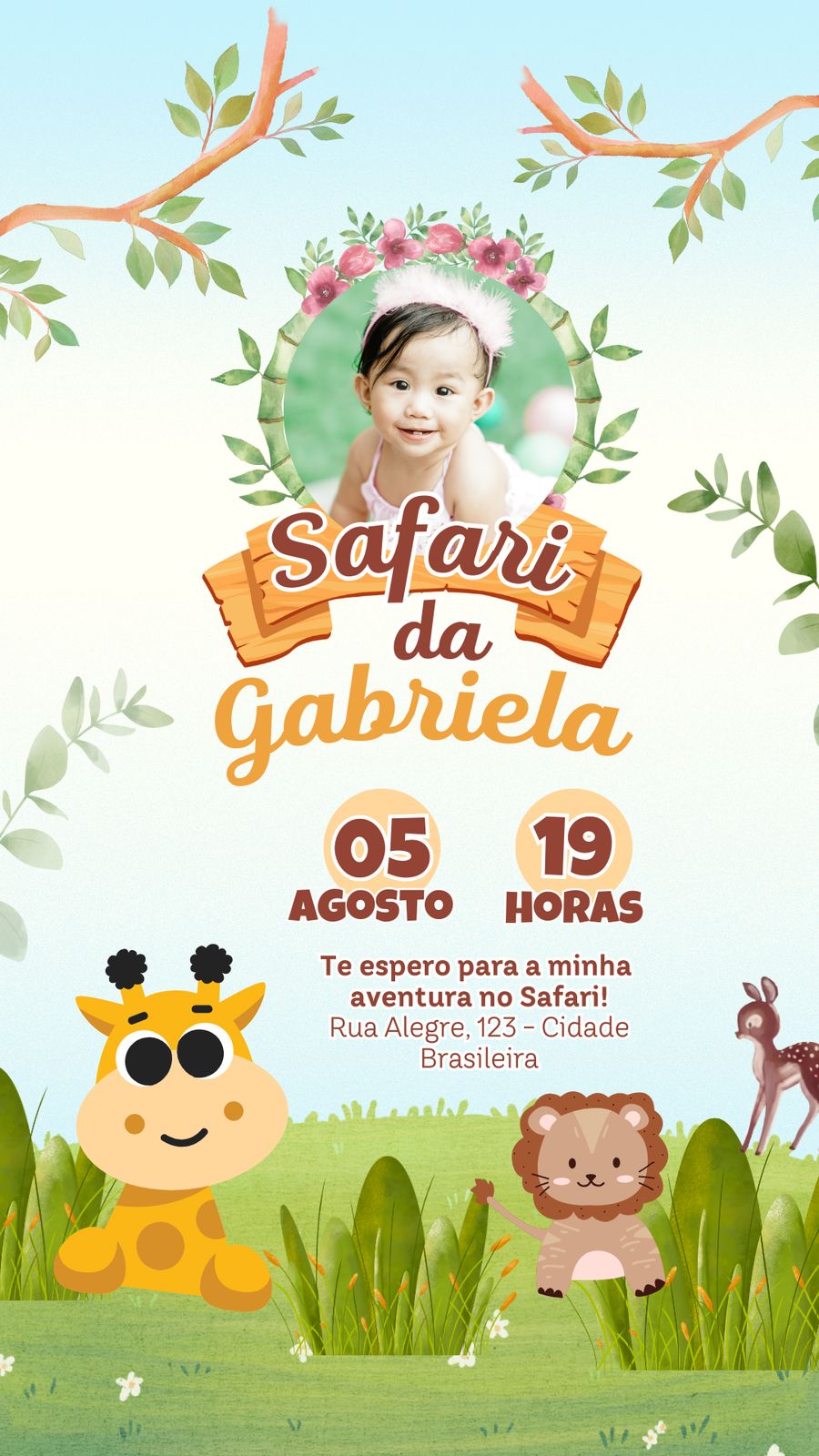 Festa de Aniversário Layout 4