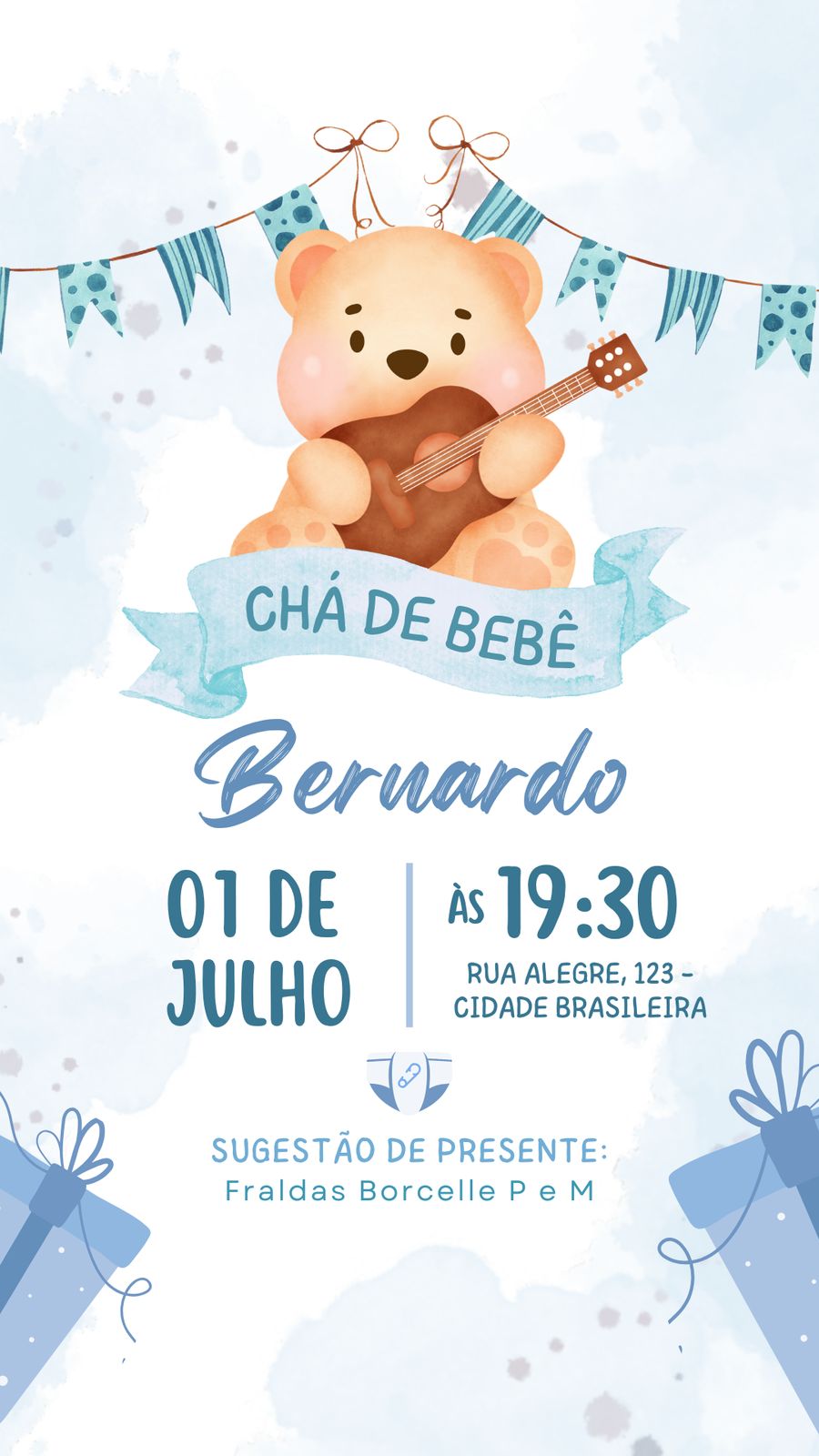 Chá de Bebê Layout 1