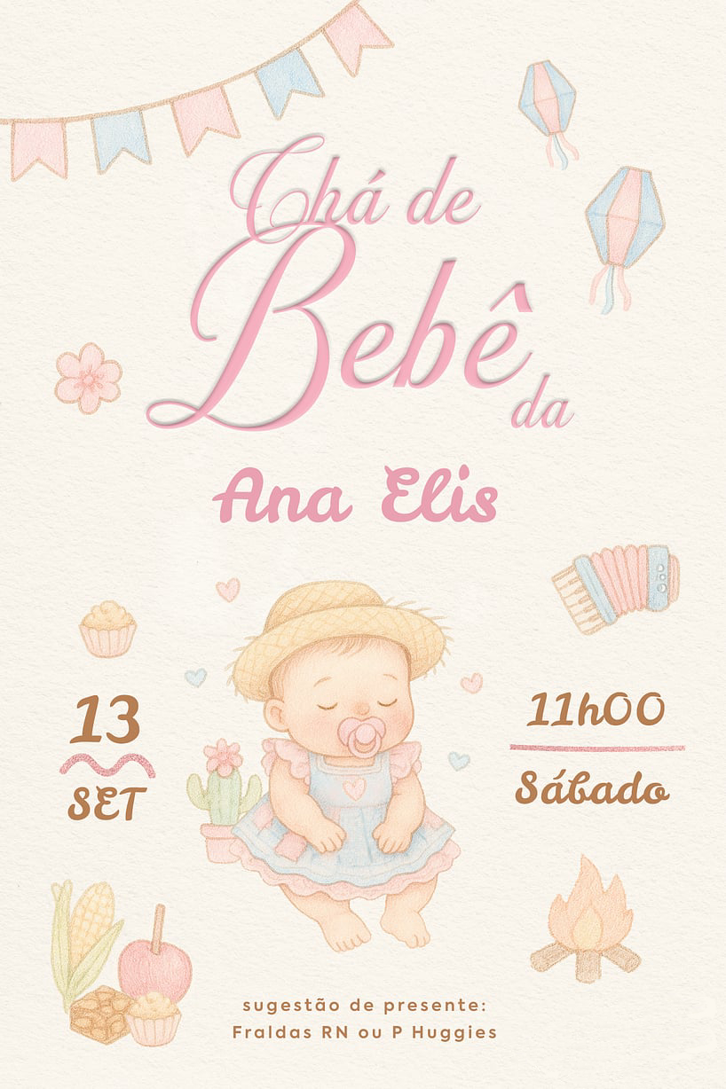 Chá de Bebê Layout 2